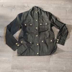 J. Crew The Downtown Field Jacket - Moss Green / Olive - Size Medium Petite